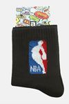 NBA Kolej Çorap 8*28 - Siyah