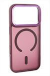 İphone 17 Pro Max Magsaff Kapak Kılıf - Pembe