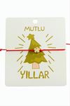 Yonca Yılbaşı Bilekliği - Kırmızı