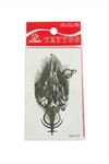 Güneş Tattoo Dövme Sticker - Siyah