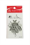 Çiçek Tattoo Dövme Sticker - Beyaz