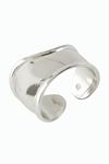 Oval Metal Yüzük - Gümüş Rengi