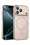 İphone 17 Pro Max Uyumlu Magsaff Kapak Kılıf - Vizon