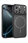 İphone 13 Pro Uyumlu 17 Pro Max Görünümlü Magsaff Kapak Kılıf - Gri