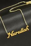 Nurullah İsimli Kolye - Sarı