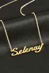 Selenay İsimli Kolye - Sarı