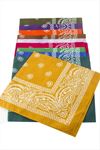 Çini Desenli Bandana 50*50 - Fuşya
