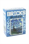 10*15 Yıldızlı Gece Puzzle 100 Adet - Mavi